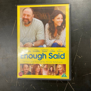 Enough Said DVD (VG/M-) -komedia-